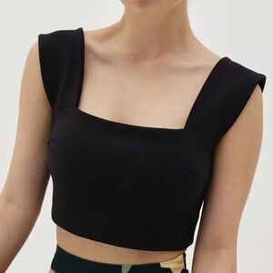 Love Bonito - Zielle Padded Square Neck Crop Tank